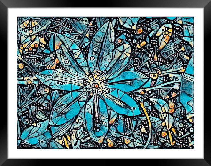 Bejewelled Clematis III Framed Mounted Print by Jack Torcello