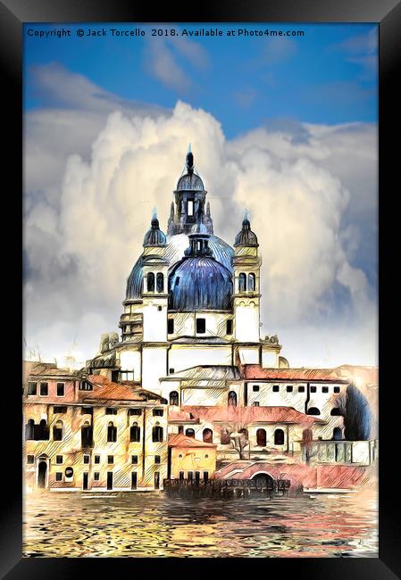 Santa Maria della Salute Venice Framed Print by Jack Torcello