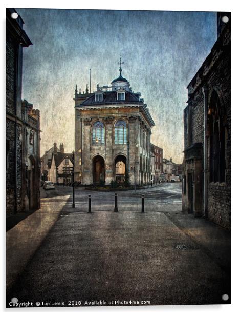 The Town Hall At Abingdon Acrylic by Ian Lewis