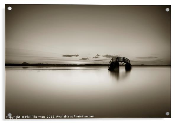 Bridge to Nowhere No.1 Acrylic by Phill Thornton
