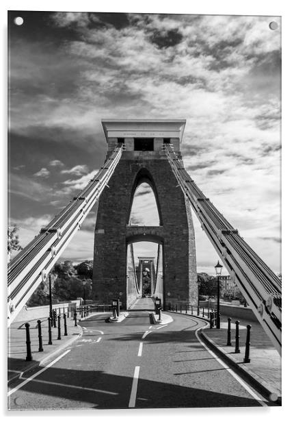 Clifton Bridge Bristol, Avon, England Acrylic by John Hall