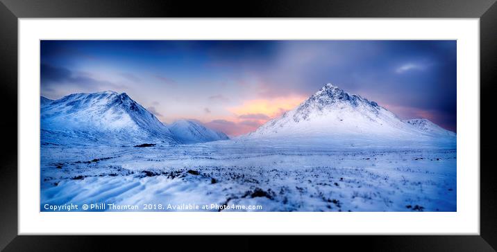 Buachaille Etive Mor No.4 Framed Mounted Print by Phill Thornton