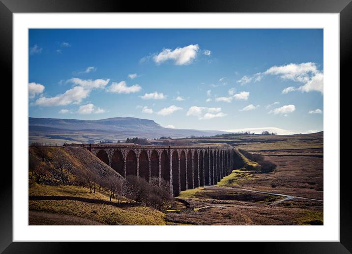 Ribblehead Landscape Framed Mounted Print by David McCulloch