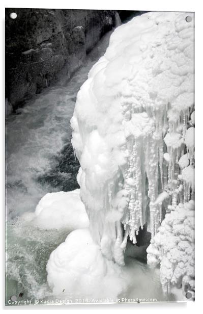 Frozen Gorge Acrylic by Kasia Design