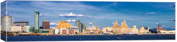 LIVERPOOL WATERFRONT Canvas Print by Kevin Elias