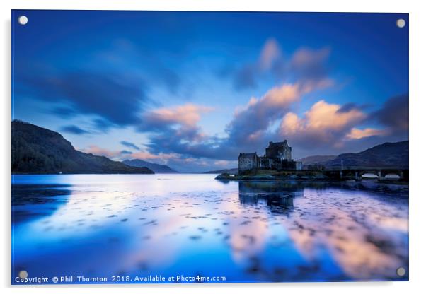 Sunrise over Loch Alsh  Acrylic by Phill Thornton