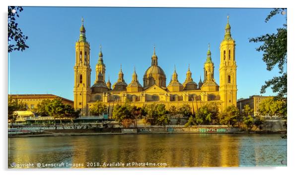 Basilica Nuestra Senora del Pilar, Zaragoza Acrylic by Lenscraft Images