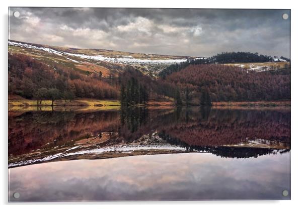 Derwent Winter Reflections                         Acrylic by Darren Galpin