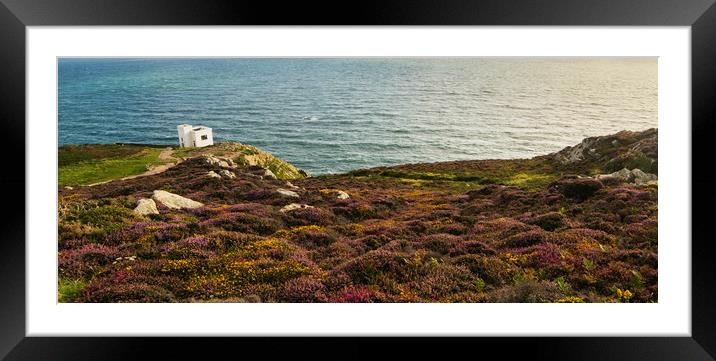 Elin's Tower, South Stack, North Wales Framed Mounted Print by Wael Attia