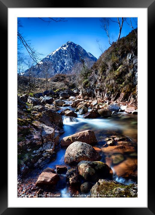 Stob Dearg No.1 Framed Mounted Print by Phill Thornton