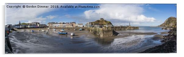 A panoramic view of Ilfracombe Harbour Acrylic by Gordon Dimmer