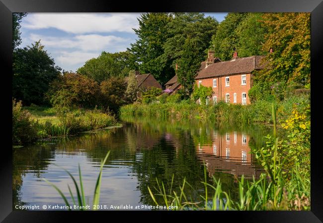 Winchester Itchen River, Hampshire, England Framed Print by KB Photo