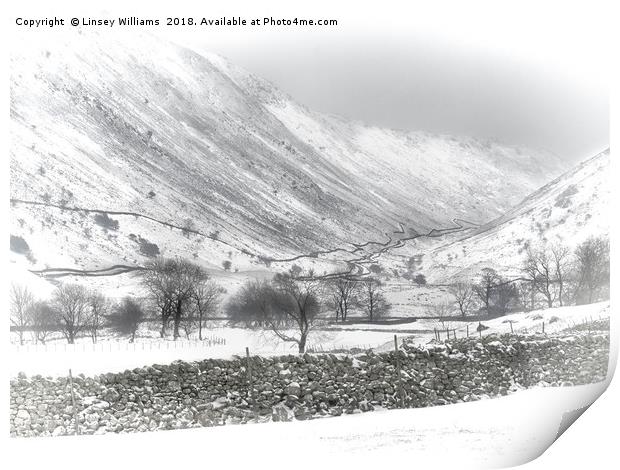 Kirkstone Pass, Cumbria Print by Linsey Williams