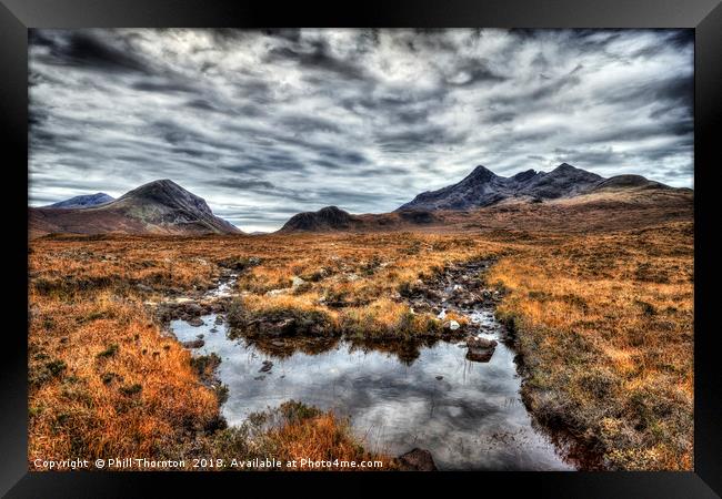 The Cuillin Range No.1 Framed Print by Phill Thornton