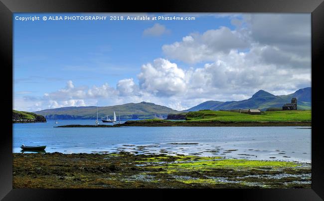 Isle of Canna, Small Isles, Scotland Framed Print by ALBA PHOTOGRAPHY