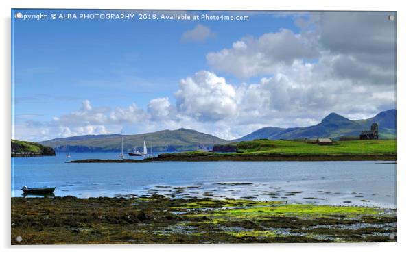 Isle of Canna, Small Isles, Scotland Acrylic by ALBA PHOTOGRAPHY