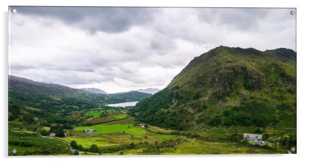 Snowdonia National Park Acrylic by Wael Attia