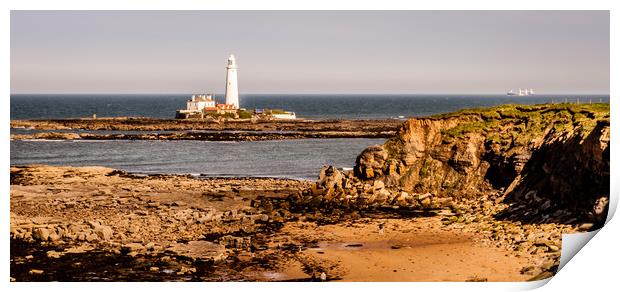 Our rugged coastline Print by Naylor's Photography