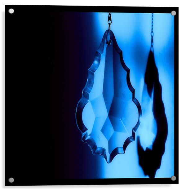 Crystal Blue Acrylic by Chris Manfield