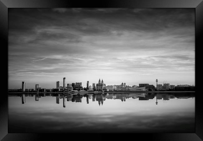 Liverpool Waterfront Framed Print by Carl Johnson