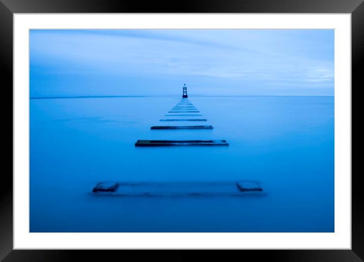 Calm by the sea Framed Mounted Print by Carl Johnson