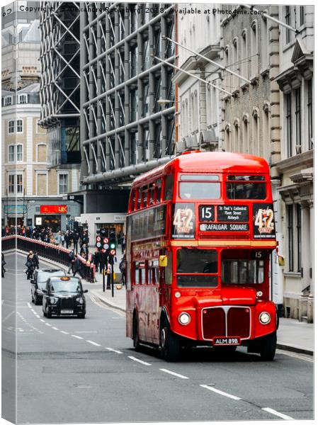London Routemaster Bus Canvas Print by Alexandre Rotenberg