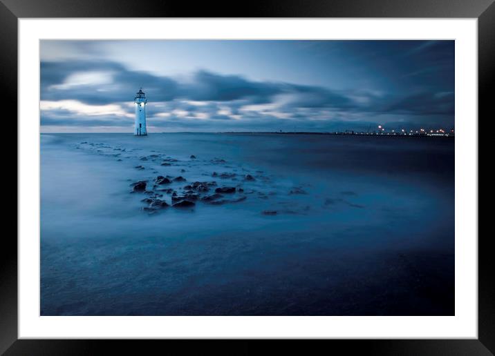 Lighthouse Framed Mounted Print by Carl Johnson