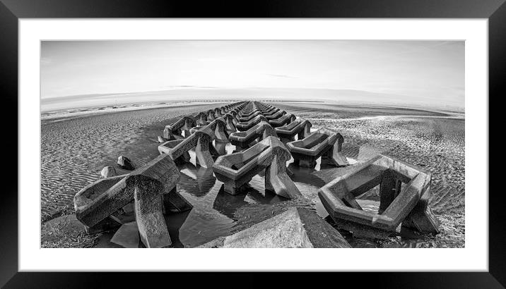 Sea Defences Framed Mounted Print by Carl Johnson