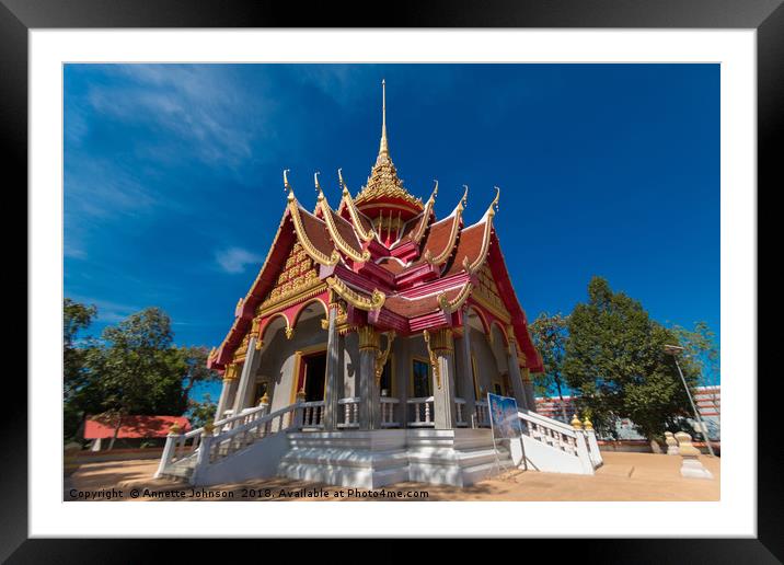 Wat Pa Tuk Suer Framed Mounted Print by Annette Johnson