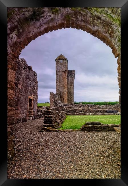 Crossraguel Abbey Tower House  Framed Print by Valerie Paterson
