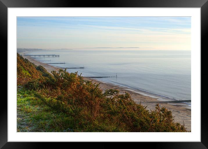 Sea view Framed Mounted Print by Chris Day