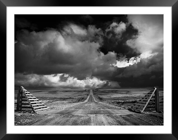 The road to Nowhere? Framed Mounted Print by Paul Davis