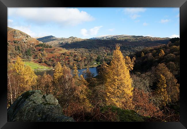 Overlooking Rydal Water Framed Print by James Battersby