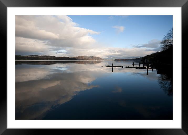 Windermere Reflections Framed Mounted Print by James Battersby