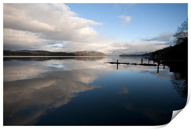 Windermere Reflections Print by James Battersby