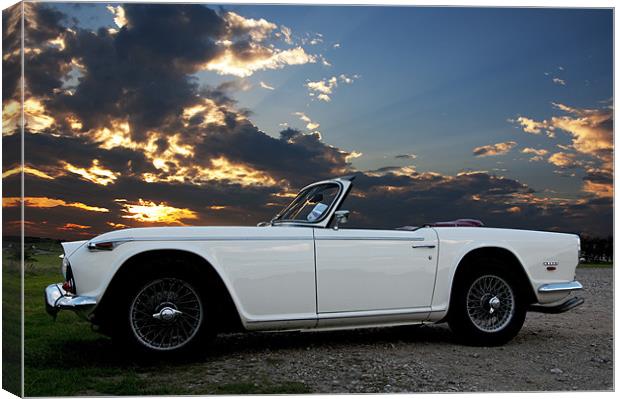 TR5 Sunset Canvas Print by James Battersby