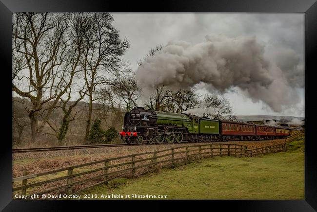 'Tornado' 60163 on the North Yorkshire Moors Railw Framed Print by David Oxtaby  ARPS