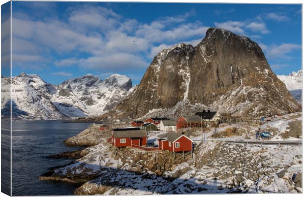 Hamnoy harbour Canvas Print by Thomas Schaeffer