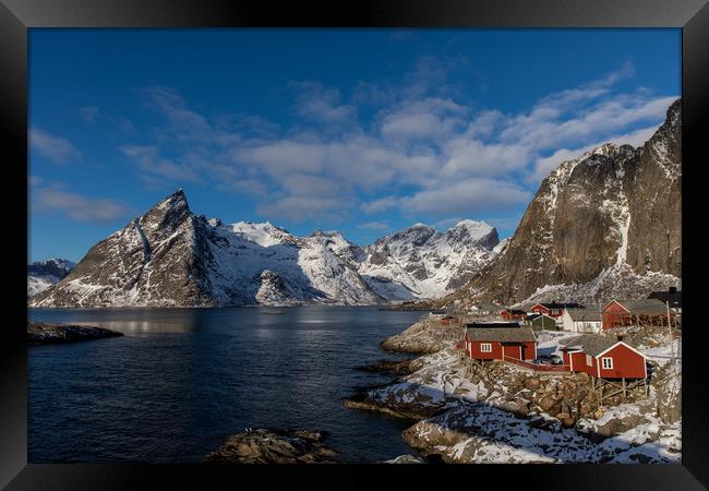 Hamnoy Framed Print by Thomas Schaeffer