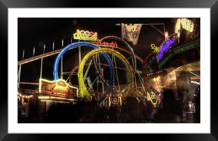 Rollercoaster at the Dom Framed Mounted Print by Rob Hawkins