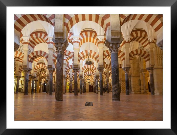 Aweinspiring Cordoba Mezquita Framed Mounted Print by Kevin Snelling