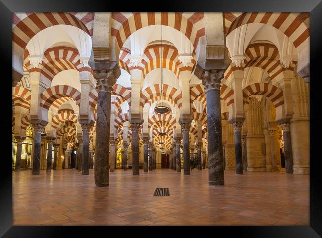 Aweinspiring Cordoba Mezquita Framed Print by Kevin Snelling