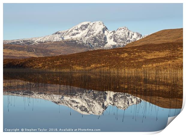 Loch Cill Chriosd Print by Stephen Taylor