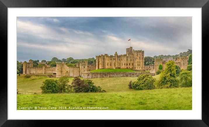 Alnwick Castle Framed Mounted Print by Trevor Camp