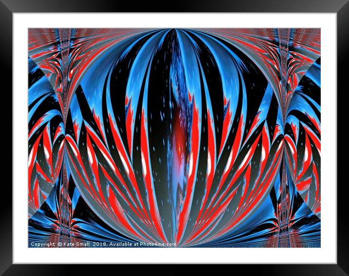 Devils orb cages Framed Mounted Print by Kate Small