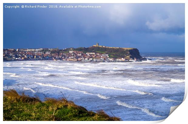 Scarborough South Bay Print by Richard Pinder