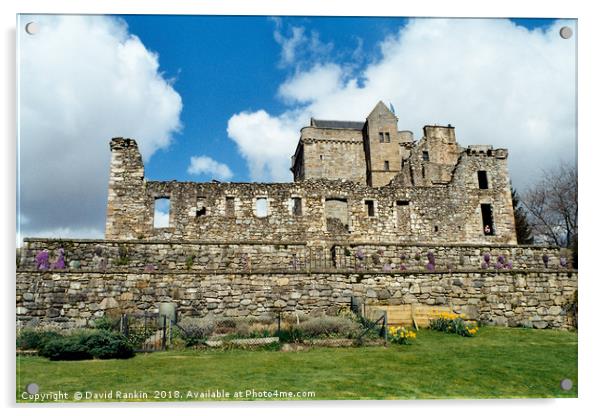 Castle Campbell , Scotland Acrylic by Photogold Prints