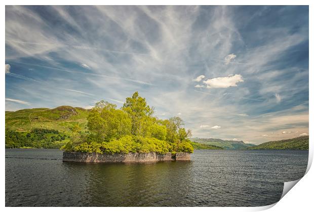 Factors Isle on Loch Katrine Print by Antony McAulay