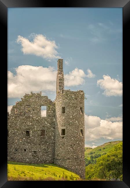 Kilchurn Castle Corner Turret Framed Print by Antony McAulay