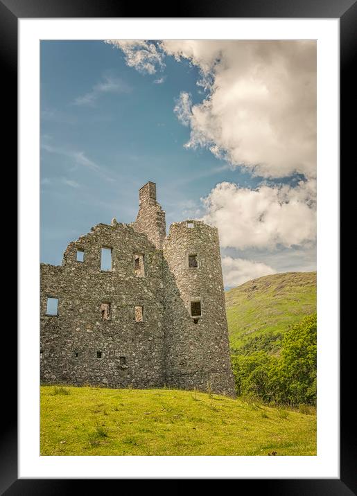 Kilchurn Castle Ruin Framed Mounted Print by Antony McAulay